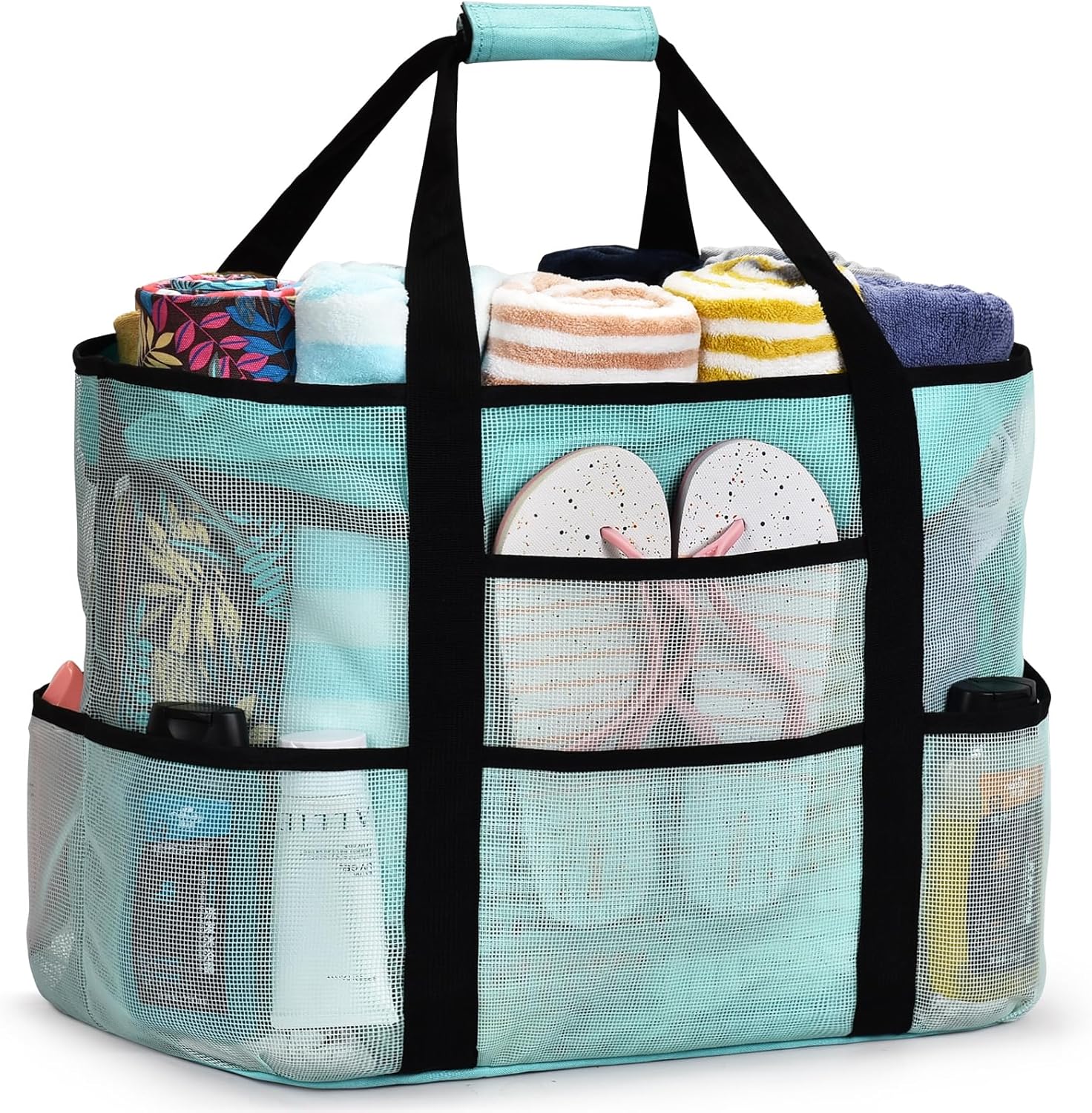 Tote Bag Beach - Extra Large Mesh Beach Bag, Waterproof