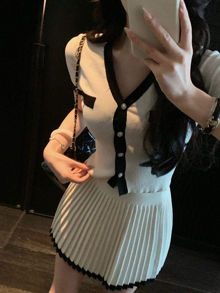 French Small Fragrance Knitted - Crop Top Crochet review and price