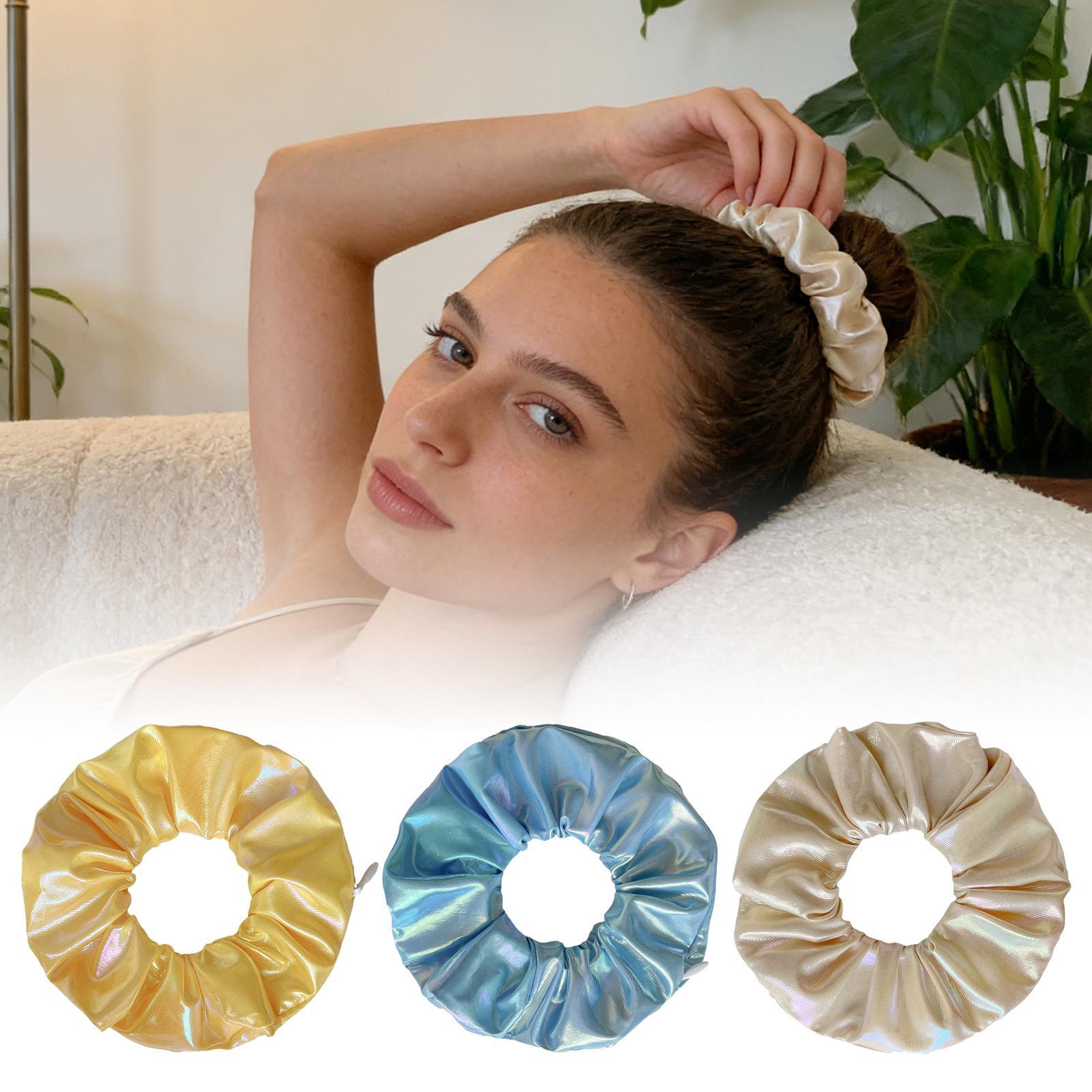 Soft Hair Scrunchies with Zipp - Headband Summer Knit review and price