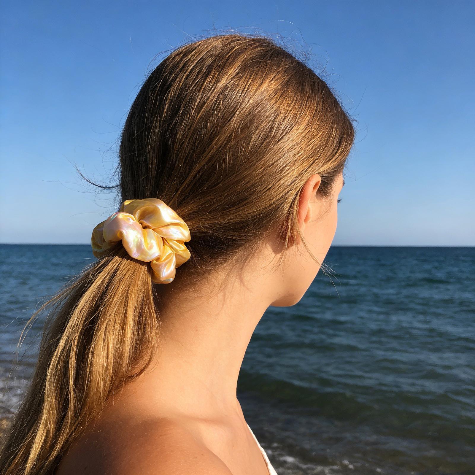 Soft Hair Scrunchies with Zipp - Headband Summer Knit review and price