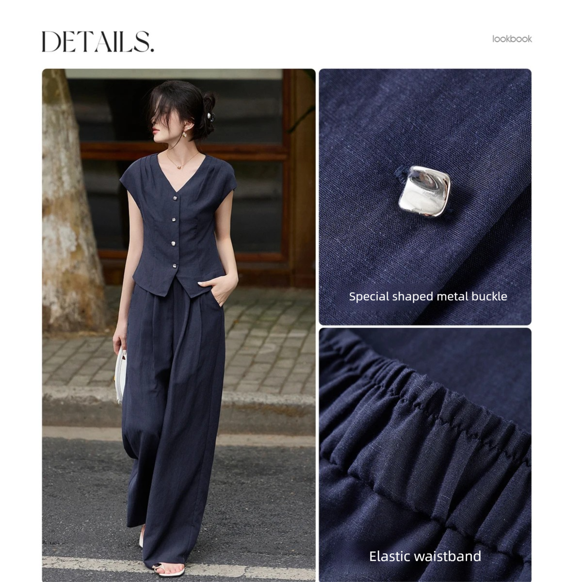 SENTUBILA Summer Linen Pant Se - Linen Pant Wide review and price