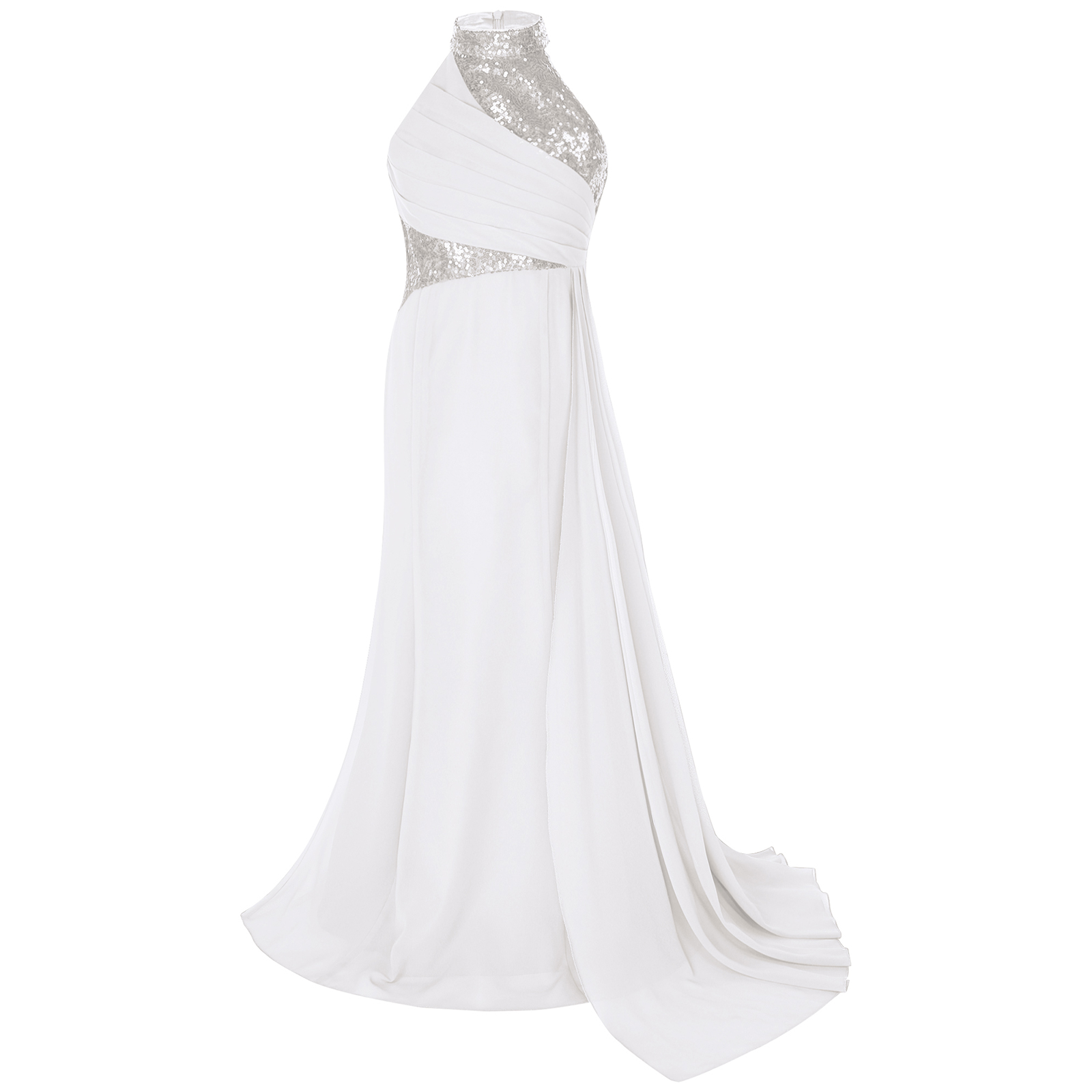 Kids Flower Girls Sequins Eleg - Maxi Dress Halter review and price