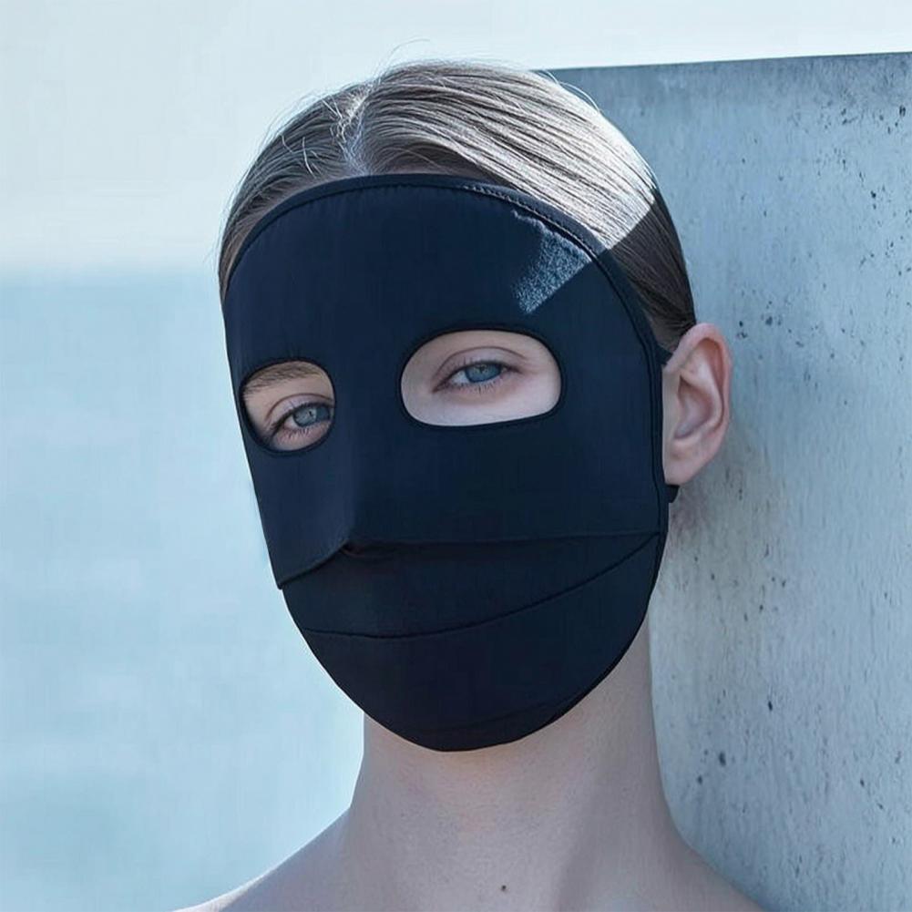 Lightweight Soft Ice Silk Face - Headband Summer Knit review and price