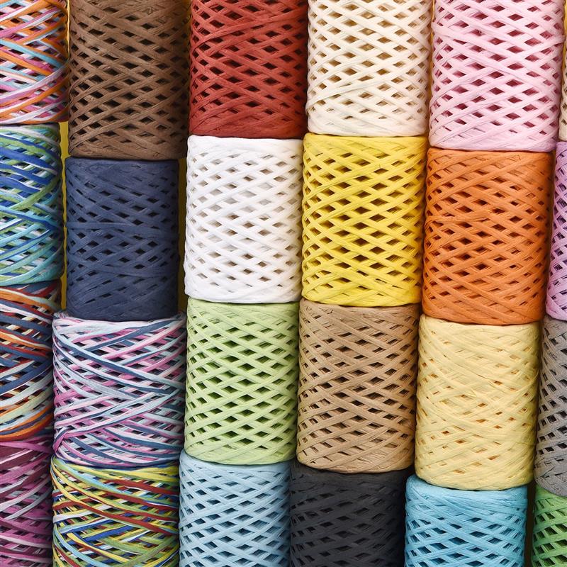 100M Natural Raffia Straw Yarn - Crochet Bag Raffia review and price