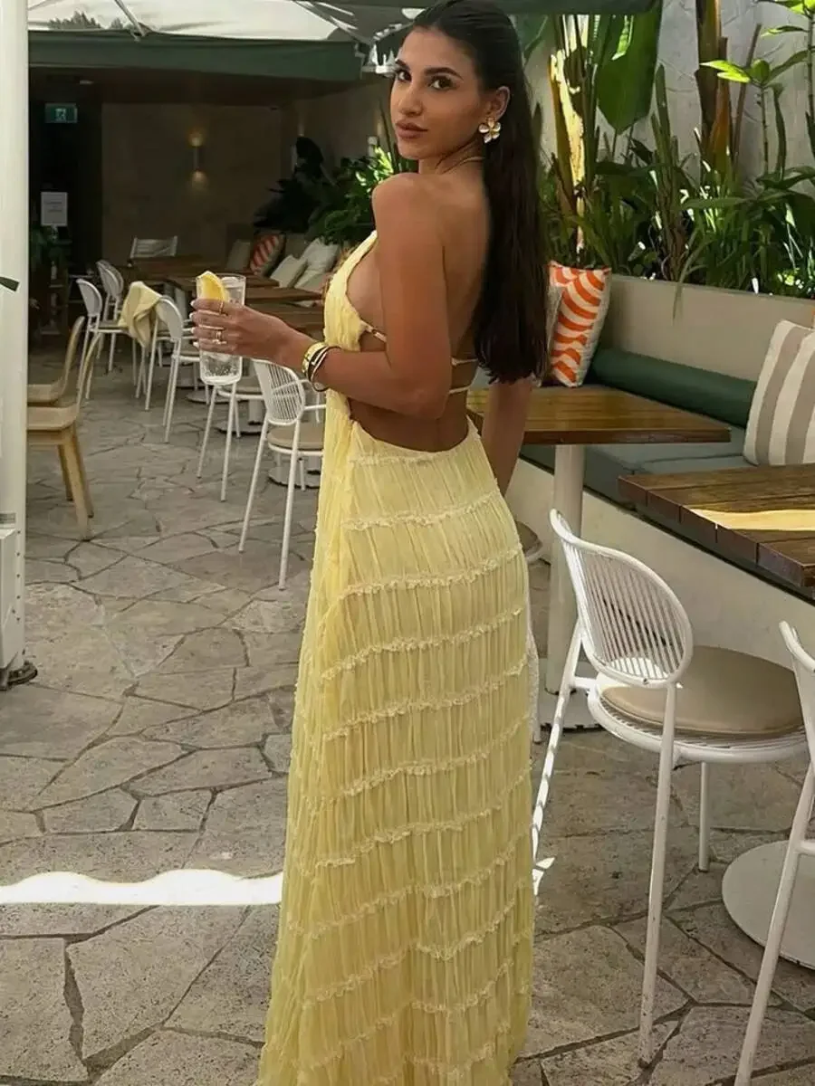Elegant Black Halter Maxi Dres - Maxi Dress Halter review and price