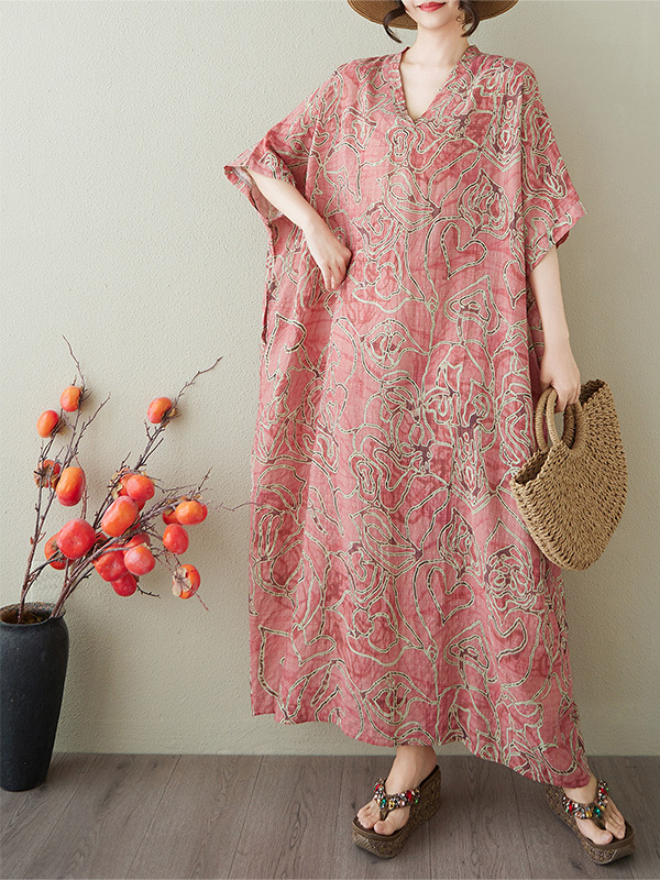 Knee-Length Wrap Long Dress Su - Linen Dress Wrap review and price