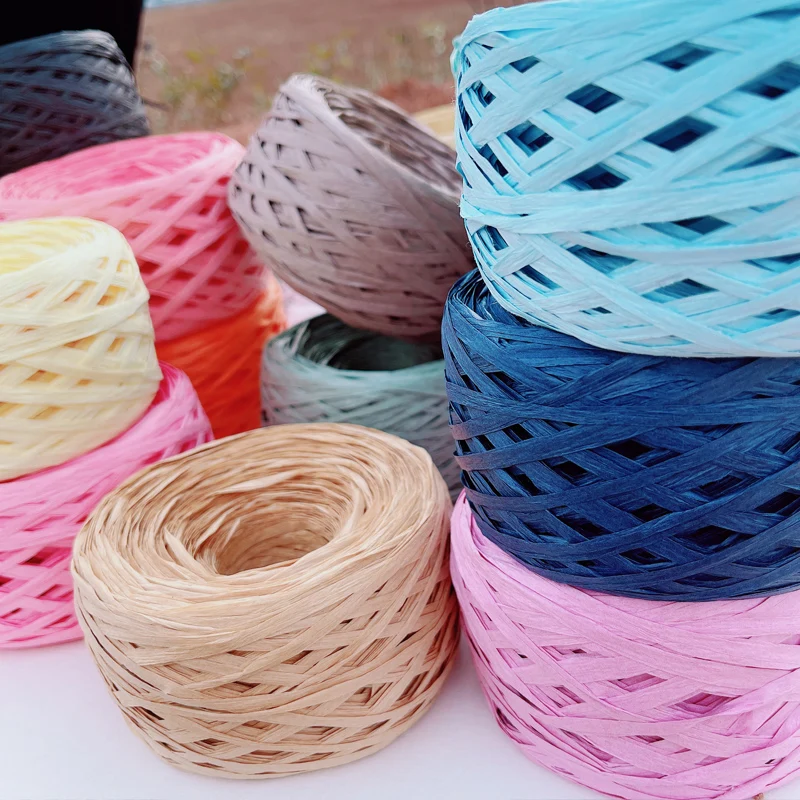 180m raffia Yarn paper Grass f - Crochet Bag Raffia review and price