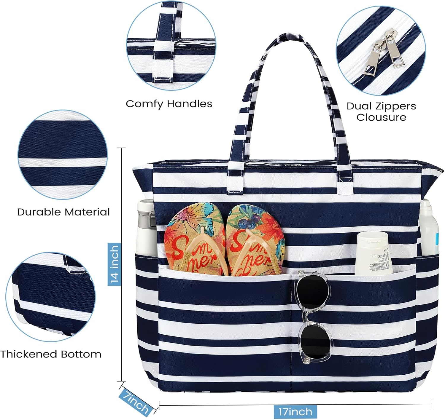 Waterproof Sandproof Beach Tot - Tote Bag Beach review and price