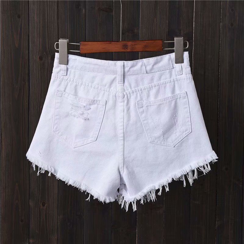 High Waist Denim Shorts Women  - Shorts Denim Frayed review and price