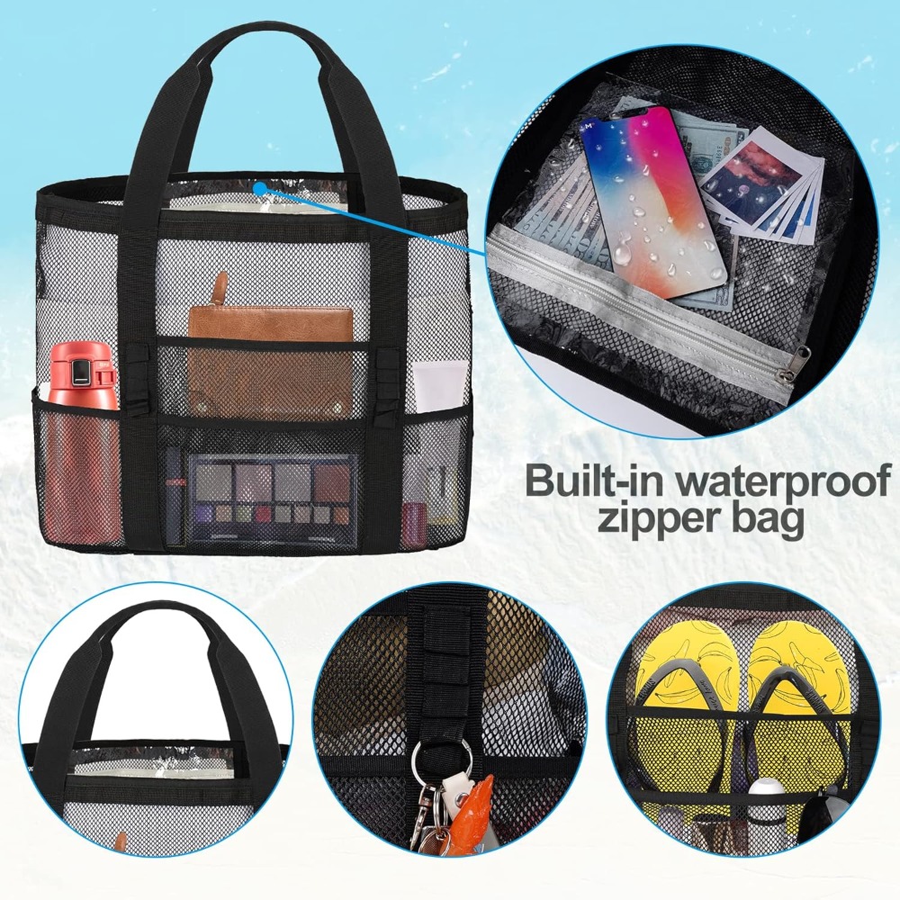 Women's Mesh Beach Bag - Water - Tote Bag Beach review and price
