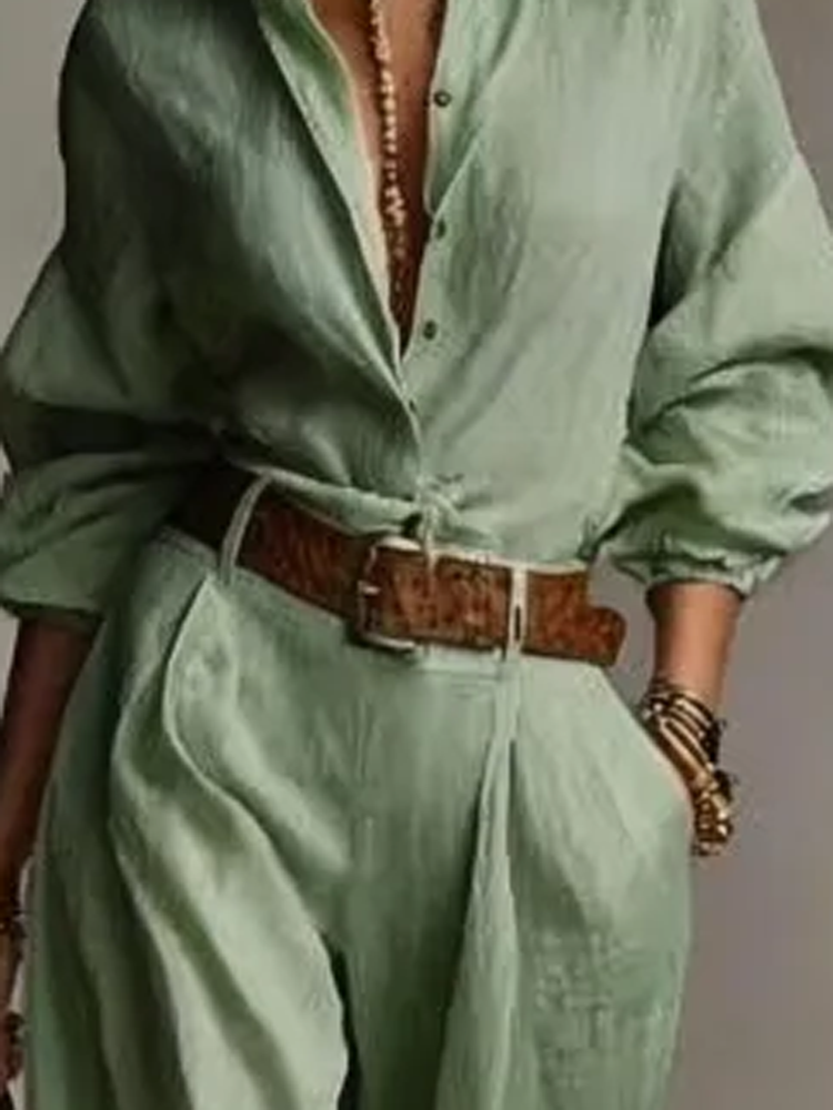 Spring Summer Temperament Soli - Linen Pant Wide review and price