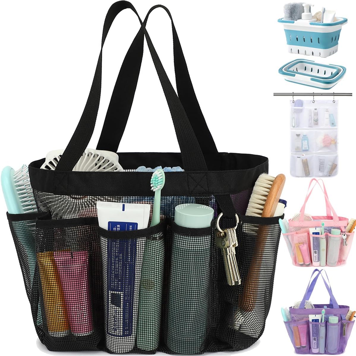 Portable Mesh Shower Caddy wit - Tote Bag Beach review and price