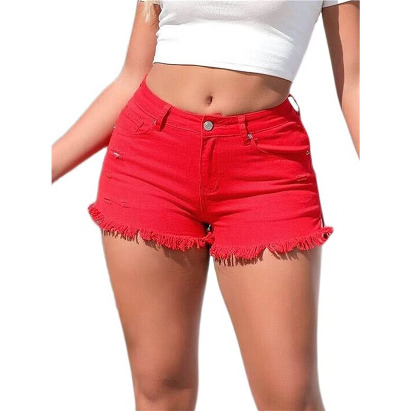 CYL-Womens Cowgirl Jean Shorts - Shorts Denim Frayed review and price