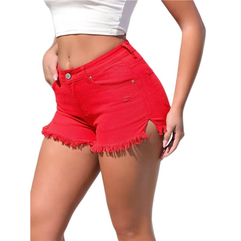 CYL-Womens Cowgirl Jean Shorts - Shorts Denim Frayed review and price