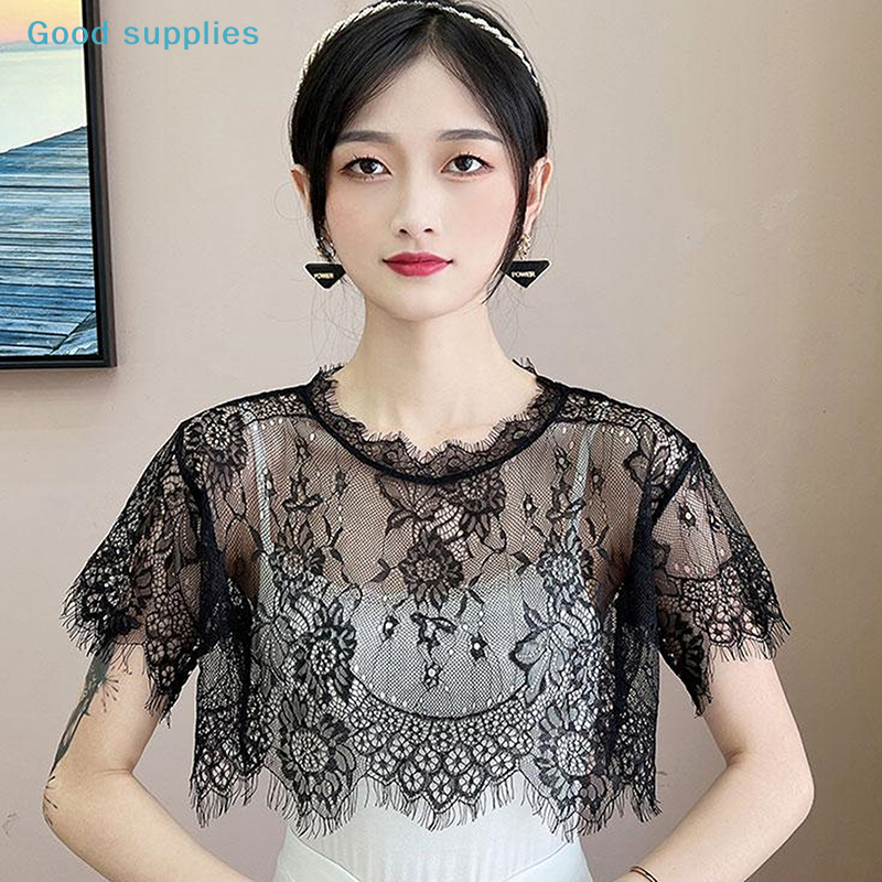 nimbleWomen Scarf Lace Lace Sh - Blouse Off Shoulder review and price