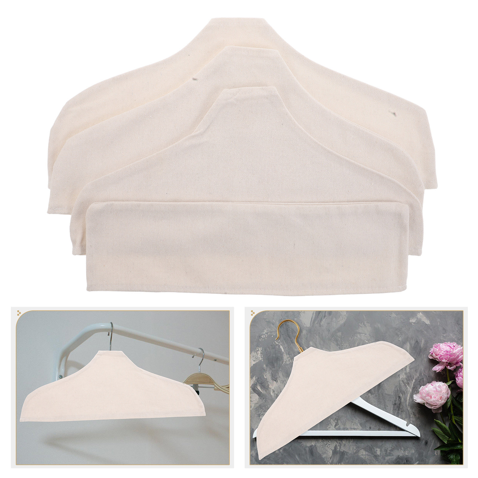 4pcs Anti Slip Hanger Cover Co - Linen Dress Wrap review and price