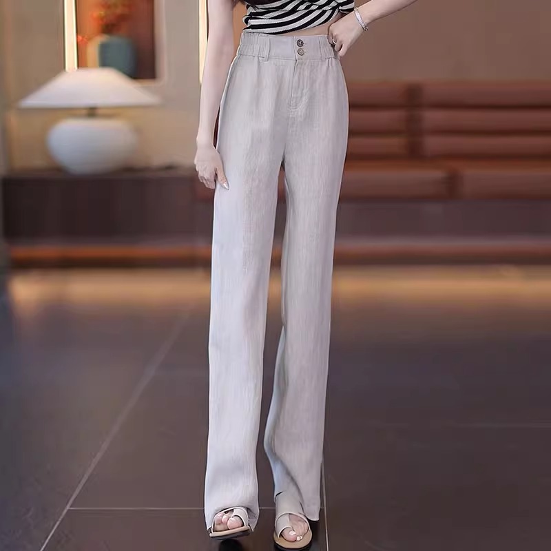 Summer Cool Linen Straight Pan - Linen Pant Wide review and price