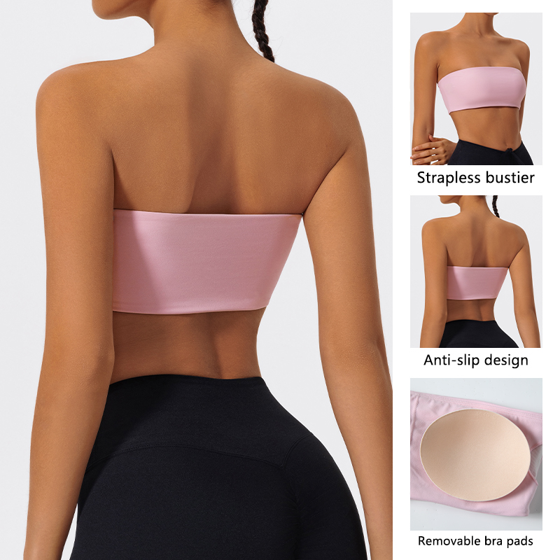Strapless Sports Bra Gym Crop  - Crop Top Crochet review and price