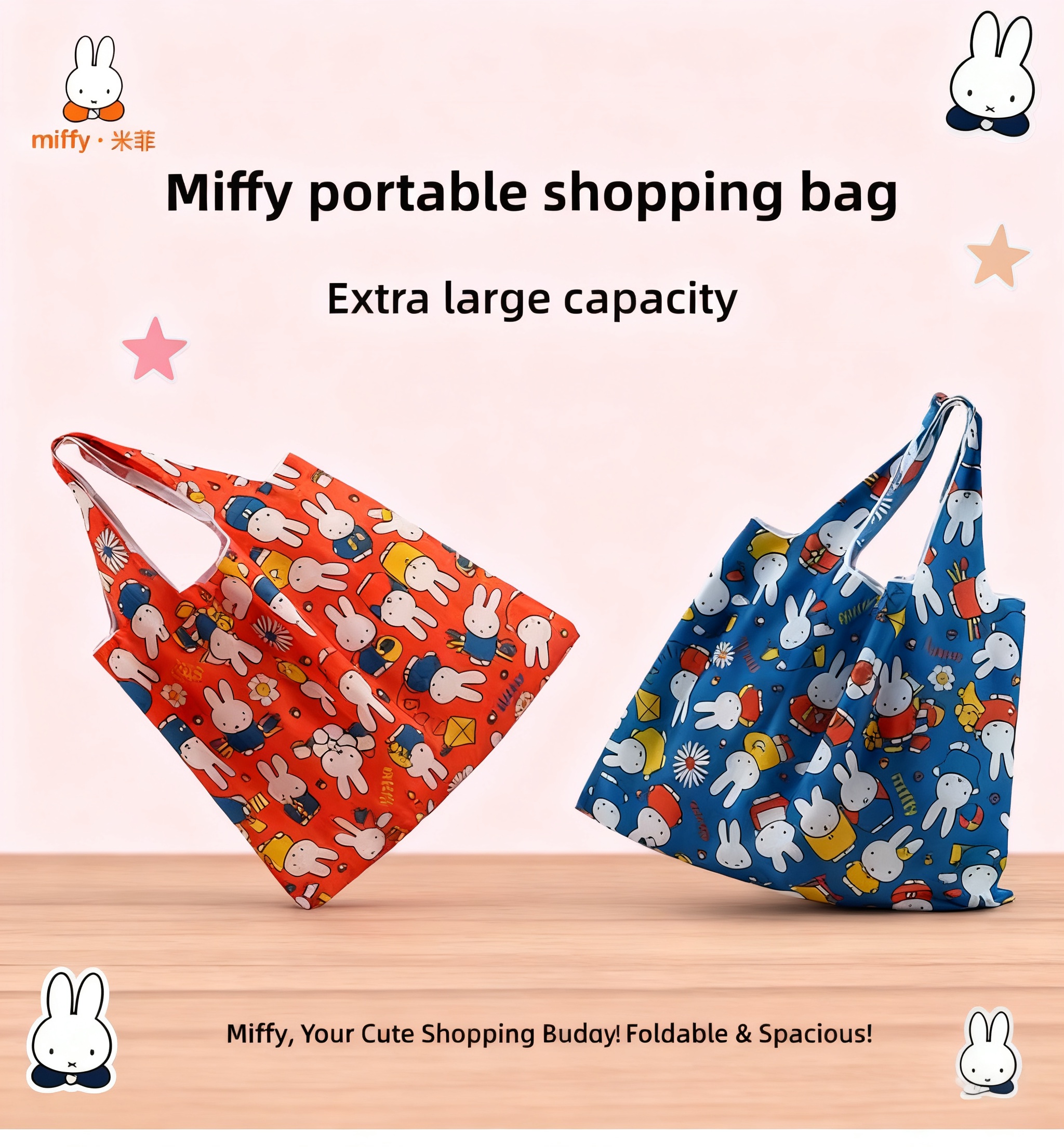 Miffy Extra Large Capacity Wat - Tote Bag Beach review and price
