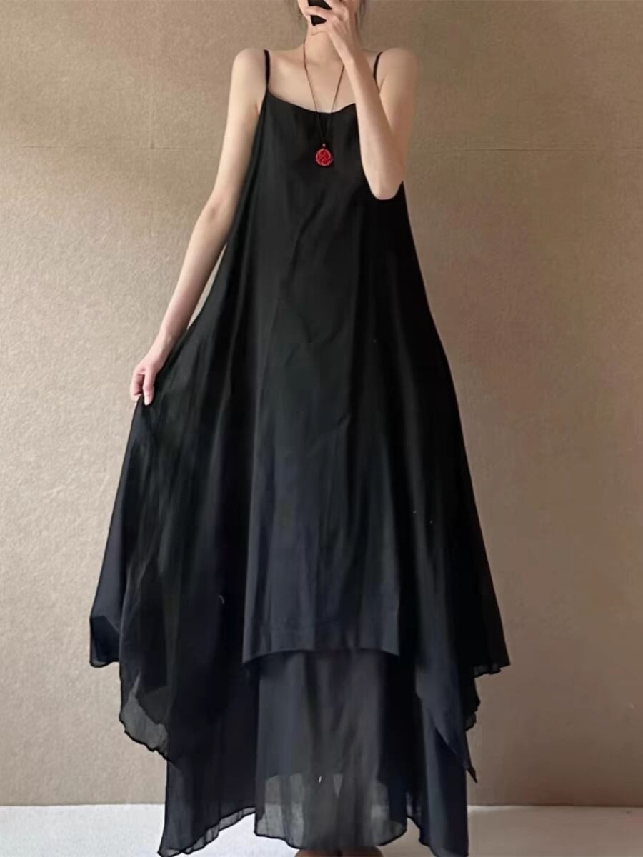 Stylish Large Size Cotton Line - Linen Dress Wrap review and price