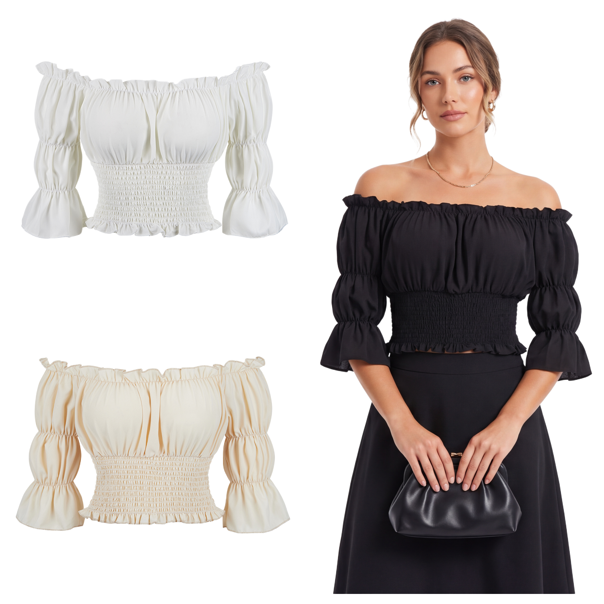Renaissance Blouse Women Top w - Blouse Off Shoulder review and price