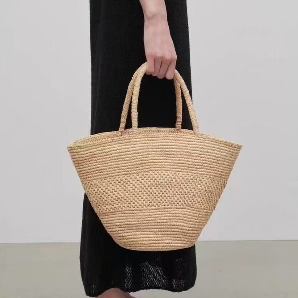 Large Capacity Raffia Straw Ba - Crochet Bag Raffia review and price