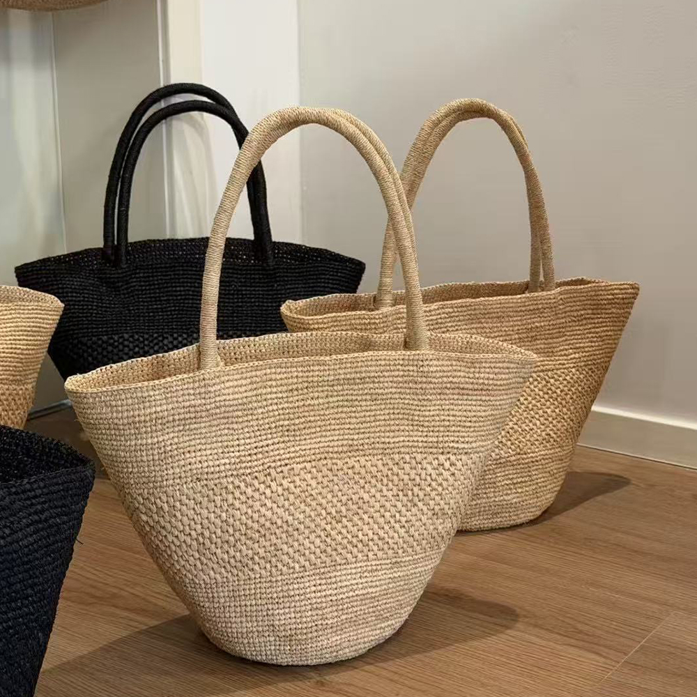 Large Capacity Raffia Straw Ba - Crochet Bag Raffia review and price