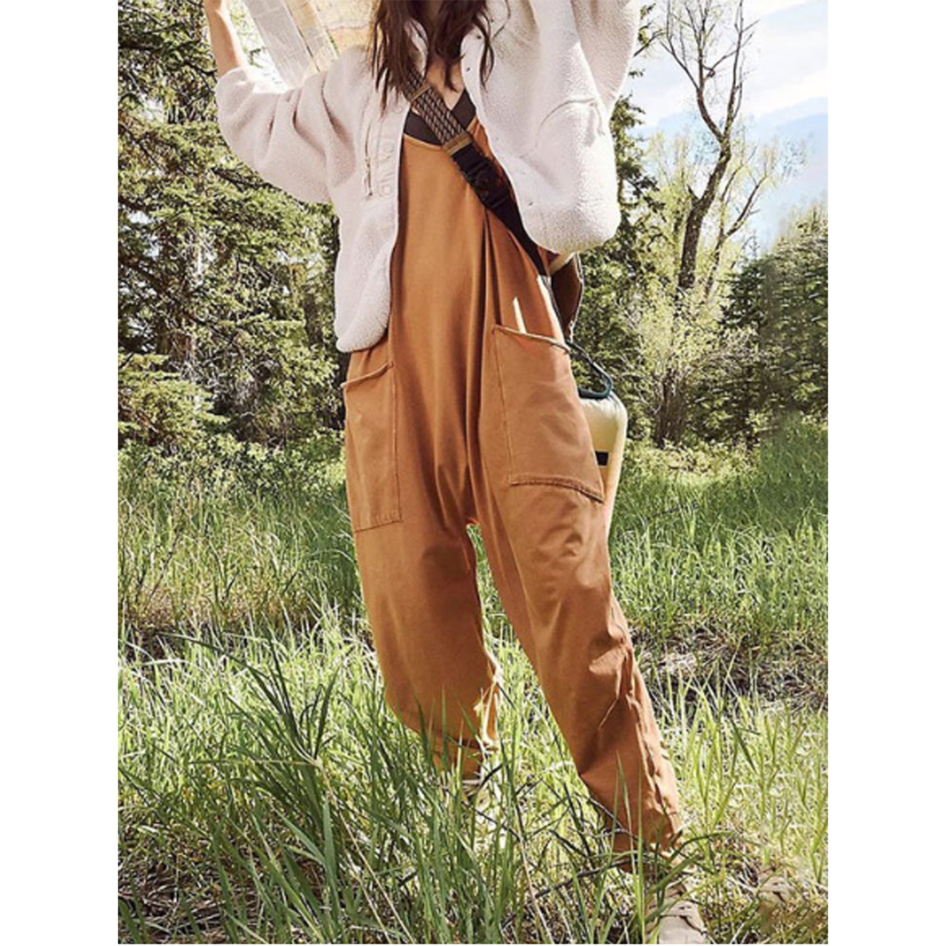 Loose Summer Jumpsuit Casual   - Jumpsuit Linen Relaxed review and price