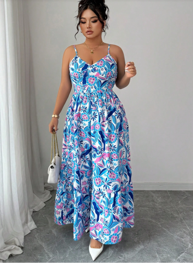 Plus Size Women's Floral Print - Romper Floral Print review and price