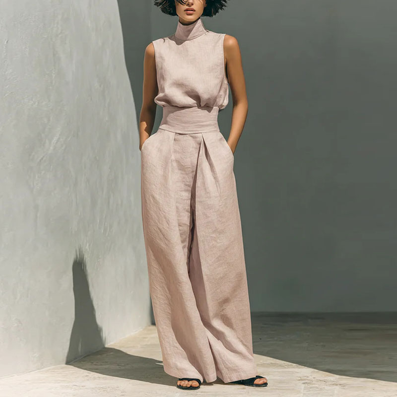 Vintage Solid Cotton Linen Sui - Linen Pant Wide review and price