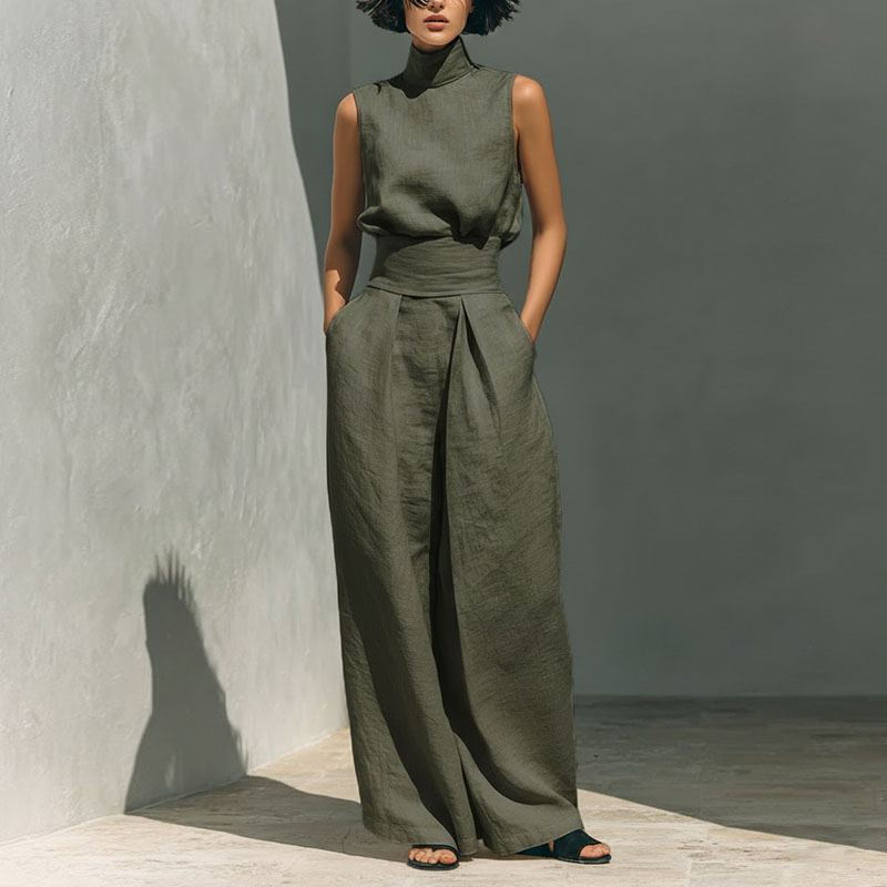 Vintage Solid Cotton Linen Sui - Linen Pant Wide review and price