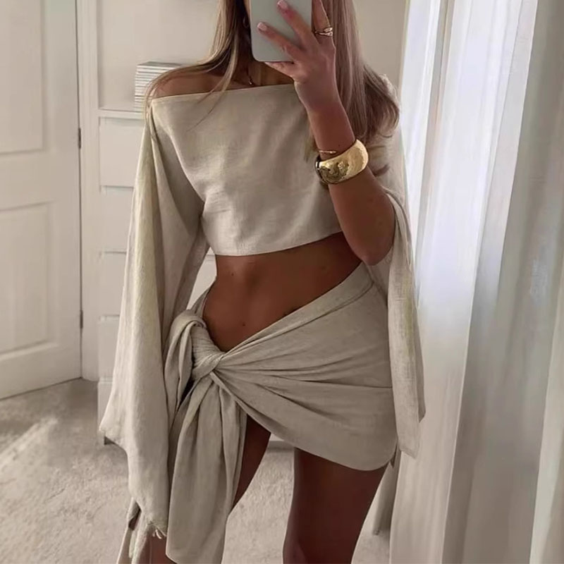 Women Two Pieces Sets Summer C - Crop Top Crochet review and price