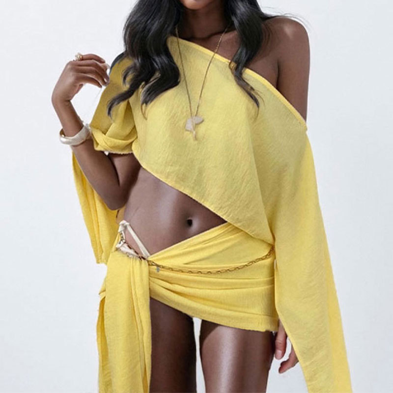 Women Two Pieces Sets Summer C - Crop Top Crochet review and price