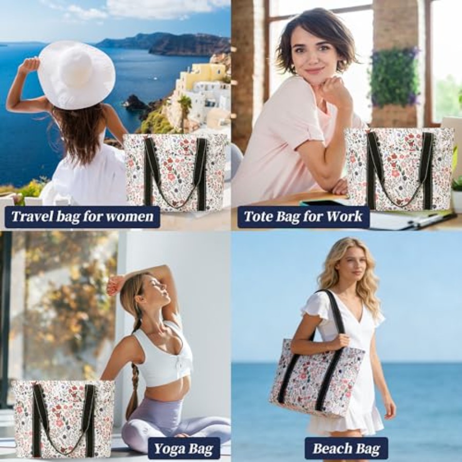 Tote Bag for Women with Laptop - Tote Bag Beach review and price