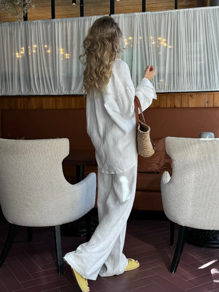 2025 Solid Casual Cotton Linen - Linen Pant Wide review and price